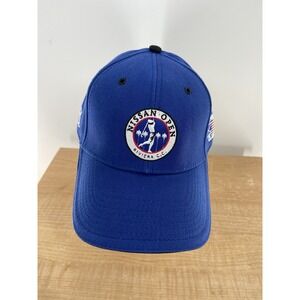 Vintage The Game Blue 90s PGA Strapback Nissan Open Riviera Country Club New